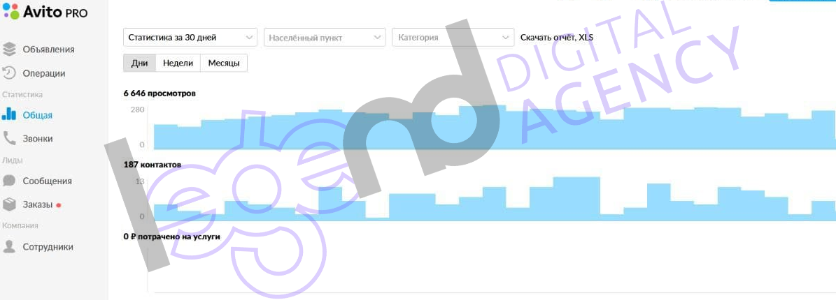 Продвижение на Avito